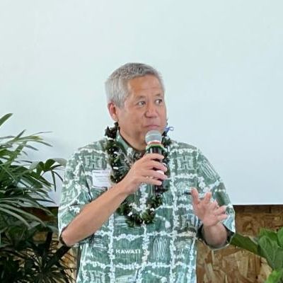 Hawaii House Representative Scott Saiki speaking at an event